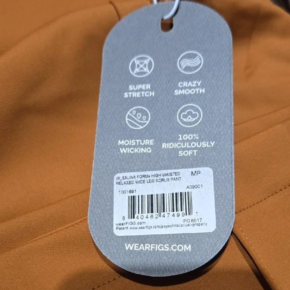 Figs Women's Tan Short Sleeve Scrub Top - Picture 6 of 12